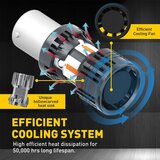  AUXITO 1157 LED CANBUS crvene sijalice za stop/pozicija/migavac par 1157-4KP8-JM | ePonuda.com