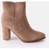Gemre Beige insulated heeled ankle boots Torricelli | ePonuda.com