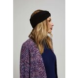 Marisse Warm Knitted Headband, Black | Shoptok.si