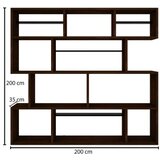 Hanah home Polica za knjige CPT6007 200 | ePonuda.com