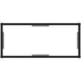 Konzolni stol prozirni 80 x 35 x 75 cm od kaljenog stakla | shoptok.hr