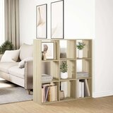 vidaXL Pregrada s knjižno omaro sonoma hrast 102x29x103,5 cm inž. les | Shoptok.si