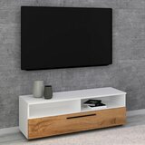 MID.YOU NIZKA OMARICA bela, medeni hrast | Shoptok.si