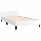  Okvir za krevet s uzglavljem bijeli 90x190 cm od umjetne kože | Eponuda.com