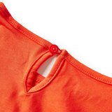  Dječja majica s dugim rukavima tamnonarančasta 116 | shoptok.hr