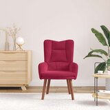  Fotelja Vinska crvena 63 x 67 x 94 cm Baršun | shoptok.hr