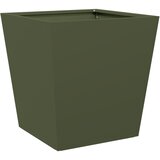  Vrtne sadilice 2 kom maslinastozelene 40x40x40 cm čelične | Eponuda.com
