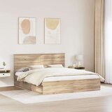  Konstrukcija postelje Sonoma 200 x 200 cm Masivno borovo les, (5000104050) | Shoptok.si