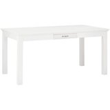 Bessagi Home jedilna miza lena, bela, 2 predala | Shoptok.si
