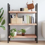  Polica svjetlosmeđa 100x50x6 cm od obrađene hrastovine | shoptok.hr
