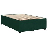 Box spring krevet s madracem tamnozeleni 120x200 cm baršunasti | shoptok.hr