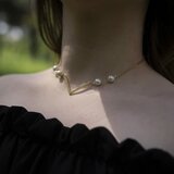Epic Fantasy Shop Golden Crystal pozlaćena ogrlica sa biserima cene