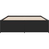  Okvir za krevet crni 160x200 cm konstruirano drvo i metal | shoptok.hr