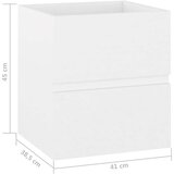vidaXL ormarić za umivaonik bijeli 41 x 38,5 x 45 cm od iverice | shoptok.hr