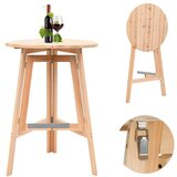  Zložljiva barska miza 78 cm iz lesa jelke | Shoptok.si