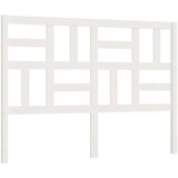  Uzglavlje za krevet bijelo 146 x 4 x 104 cm od masivne borovine | shoptok.hr