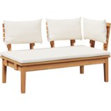 vidaXL Set od 2 komada klupe od punog drva teak | shoptok.hr