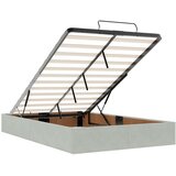 vidaXL Okvir kreveta s madraca svijetlosivi 120x200cm baršunasti | shoptok.hr