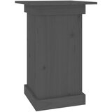  Stalak za cvijeće sivi 40 x 40 x 60 cm od masivne borovine | shoptok.hr
