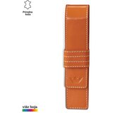 PRINC LEATHER Futrola za jednu olovku Štep, Narandžasta Cene
