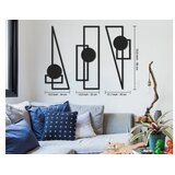 WALLXPERT Zidna dekoracija Trident - APT426, 34 x 85 cm, Zlatna | Eponuda.ba