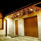  LED svjetlosna zavjesa s daljinskim upravljačem 500 LED – toplo bijela | shoptok.hr