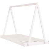  Otroški posteljni okvir bel 90x200 cm trdna borovina, (20787738) | Shoptok.si