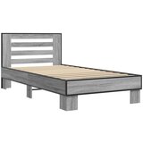  Okvir za krevet boja hrasta 100x200cm konstruirano drvo i metal | shoptok.hr