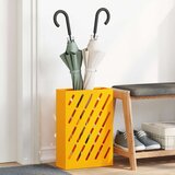  Stalak za kišobrane Žuta boja senfa 28 x 12 x 41 cm Čelik u