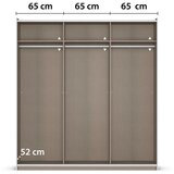 Rauch Möbel OMARA Z DRSNIMI VRATI, siva | Shoptok.si