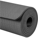 Rebel Active prostirka za gimnastiku za jogu, pilates, fitness, 183x61cm, debljine 6mm, TPE materijal, crna | shoptok.hr
