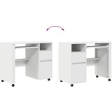 Bijeli stol s ladicama Bijela MDF Iverica Standardno Ladice | shoptok.hr
