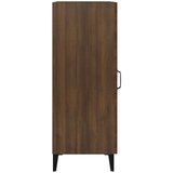  Komoda boja smeđeg hrasta 34 5 x 34 x 90 cm konstruirano drvo | shoptok.hr