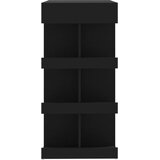  Barski stol sa stalkom za pohranu crni 100x50x101,5 cm drveni | shoptok.hr