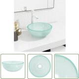 The Living Store Umivalnik kaljeno steklo 30x12 cm mat - Umivalnik, (21744856) Cene