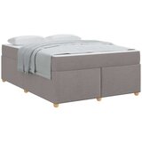  Okvir za krevet Sivo-smeđa 160 x 200 cm tkanina | shoptok.hr