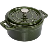 Staub Mini Cocotte 10cm round basil green, cast iron | shoptok.hr