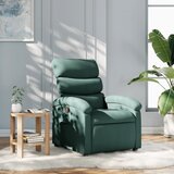 The Living Store Naslanjač iz temno zelenega blaga - Naslanjač, (21572951) | Shoptok.si