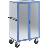 eurokraft pro Pomična omara, DxŠxV 1050 x 740 x 1785 mm, krilna vrata iz pocinkane jeklene pločevine, nosilnost 500 kg | Shoptok.si