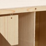  Gnijezdo za kokoši s 2 odjeljka 63x40x45 cm masivna borovina | shoptok.hr