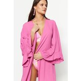 Trendyol Kimono & Caftan - Pink - Relaxed fit Cene