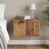  Noćni ormarić za montažu na zid Staro drvo 49 x 34,5 x 20 cm | shoptok.hr