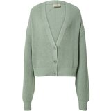 A LOT LESS Pletena jopa 'Adena' pastelno zelena | Shoptok.si