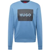 Hugo Sweater majica 'Duragol' nebesko plava / crna