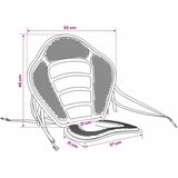  Sjedište za veslo 52 x 31 x 45 cm Liocel Crna | Eponuda.com