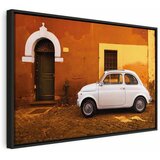  Slika - Italian Street (1 Part) Wide 120x80 U crnom drvenom okviru | shoptok.hr