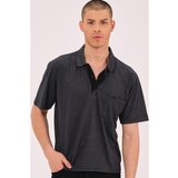 Dewberry T0732 MEN'S T-SHIRT-BLACK Cene