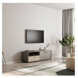 Hanah home tv polica pao grey travertine
