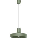 Sollux SL.1705 - visilica na sajli bilo 1xE27/15W/230V, prečnik 35 cm, zelena | Eponuda.com
