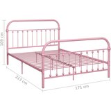  Okvir za krevet ružičasti metalni 160 x 200 cm | Shoptok.si